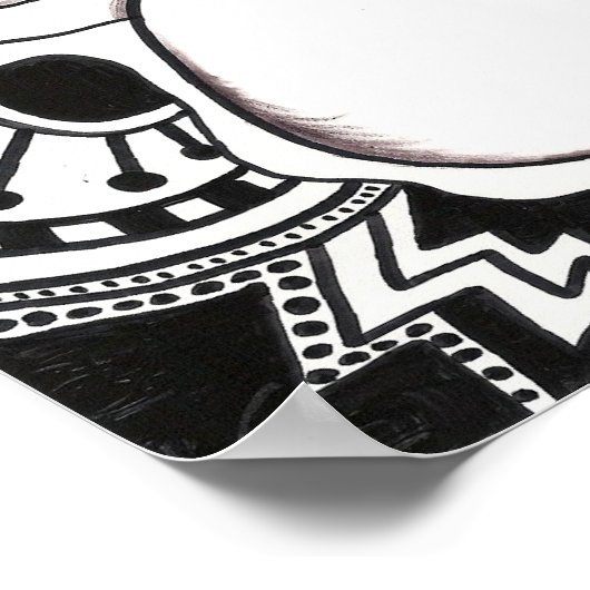 Psychedelic Dog Poster (Hoek)