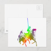 Psychedelic Don Quixote en Sancho Panza Briefkaart (Voorkant / Achterkant)