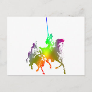 Psychedelic Don Quixote en Sancho Panza Briefkaart
