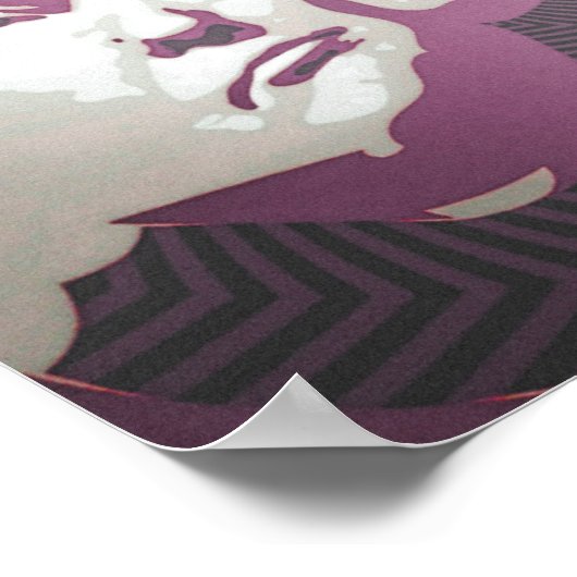 Psychedelic Donald Trump Poster (Hoek)