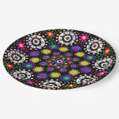 Psychedelic Dot Mandala Papieren Bordje (Gekanteld)