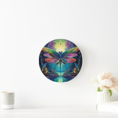 Psychedelic Dragonfly #1 Ronde Klok (Huis)