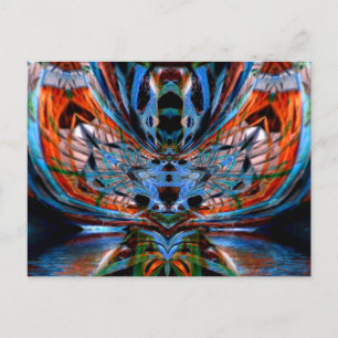 Psychedelic DragonFly Briefkaart