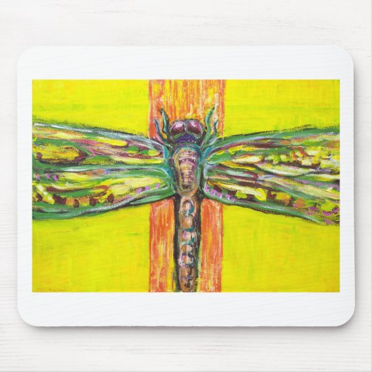 Psychedelic Dragonfly in Paradise Muismat (Voorkant)