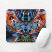 Psychedelic Dragonfly Mousepad Muismat (Met muis)