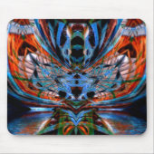 Psychedelic Dragonfly Mousepad Muismat (Voorkant)