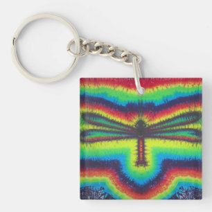Psychedelic Dragonfly Sleutelhanger