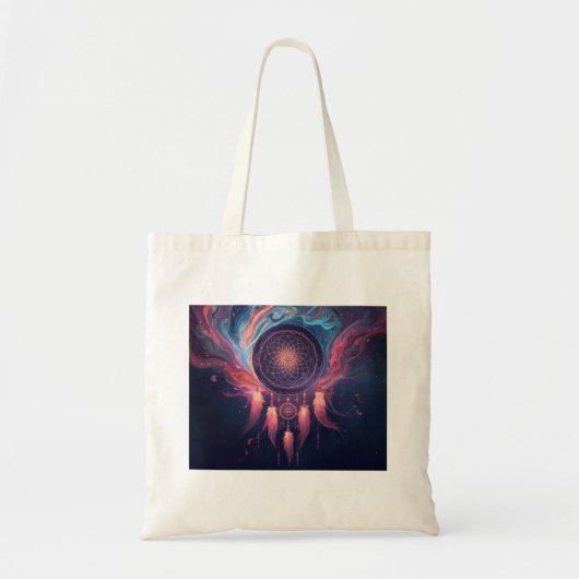 Psychedelic dream catcher tote bag (Voorkant)