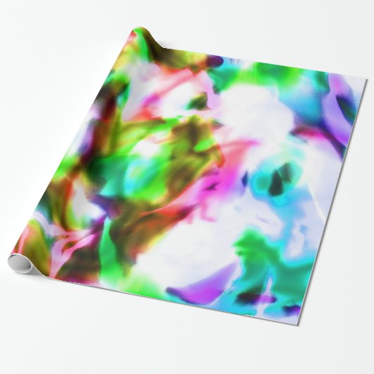 Psychedelic Dream Gift Wrap Cadeaupapier (Uitgerold)