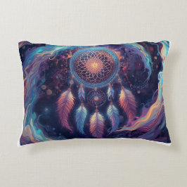 psychedelic dreamcatcher design accent kussen