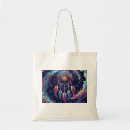 psychedelic dreamcatcher tote bag (Voorkant)