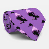 Psychedelic Duck Stropdas (Opgerold)