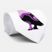 Psychedelic Duck Stropdas (Opgerold)