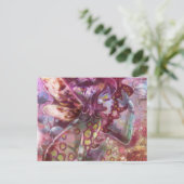 Psychedelic Earth Faerie Briefkaart (Staand voorkant)