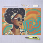 Psychedelic: Een 1960s Retro Hippie Decoupage Pape Tissuepapier (Craft)