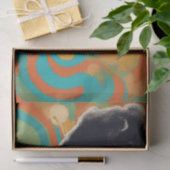 Psychedelic: Een 1960s Retro Hippie Decoupage Pape Tissuepapier (Geschenk)