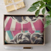 Psychedelic: Een 1960s Retro Hippie Decoupage Pape Tissuepapier (Geschenk)