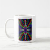 Psychedelic, een Abstract Koffiemok (Links)