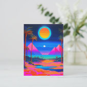 Psychedelic Egypt Briefkaart (Staand voorkant)