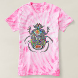 Psychedelic Egyptian scarab kever T-shirt
