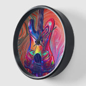 Psychedelic Electric Acoustic Semi Guitars Art (Hoek)