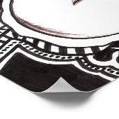 Psychedelic Elephant Poster (Hoek)