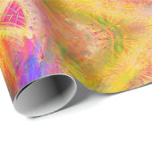 Psychedelic en multikleurenvlinder cadeaupapier (Rol Hoek)