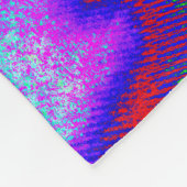 Psychedelic Energy Blanket Fleece Deken (Hoek)