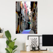 psychedelic european street print (Thuiskantoor)