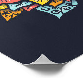 Psychedelic Evil Eye Colorful Trippy Poster (Hoek)