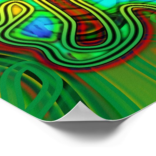 Psychedelic Excursions Mandala Art Poster (Hoek)