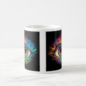 Psychedelic Eye Classic Mok, 11 oz Koffiemok (Center)