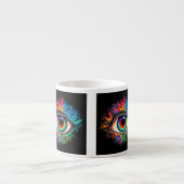 Psychedelic Eye Espresso Mok (Voorkant)