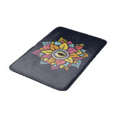 Psychedelic Eye Flower - Kleurrijke Trippy Art Badmat (Gekanteld)