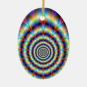 Psychedelic Eye Keramisch Ornament (Voorkant)