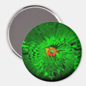 Psychedelic Eye.... Magneet (Voorkant / Achterkant)