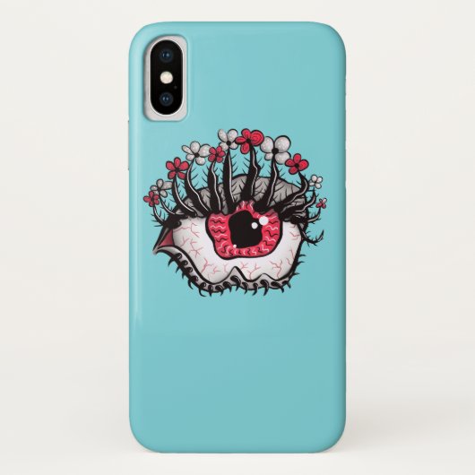 Psychedelic Eye Melt Creepy Dark Art Case-Mate iPhone Case (Achterkant)