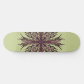 Psychedelic Eye Plant - Surreal Botanical Mandala Persoonlijk Skateboard (Horizontaal)