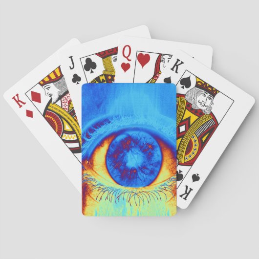 Psychedelic Eye Pokerkaarten (Achterkant)