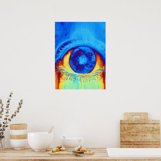 Psychedelic Eye Poster (Keuken)