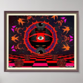 Psychedelic Eye Poster (Voorkant)