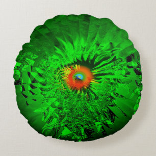 Psychedelic Eye.... Rond Kussen