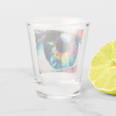 Psychedelic Eye Shot Glass Glas (Achterkant)