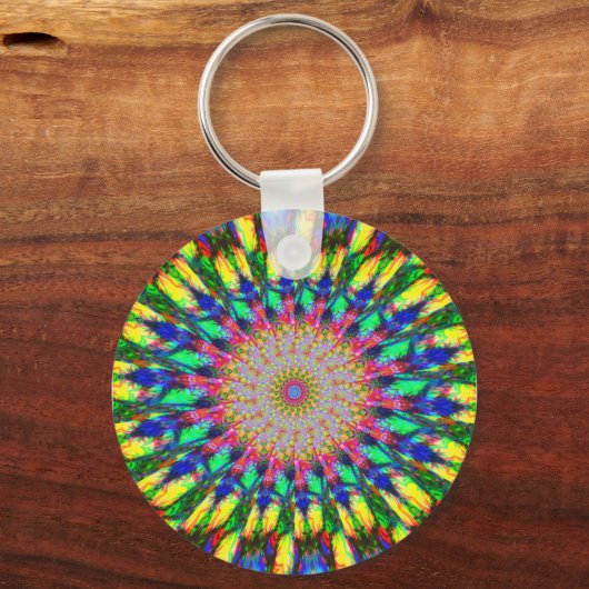 Psychedelic Eye Sleutelhanger (Voorkant)