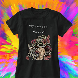 Psychedelic Eye Tentacles Abstract Art T-shirt