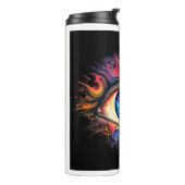 Psychedelic Eye Thermal Tumbler Thermosbeker (Gedraaid links)