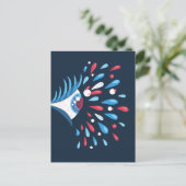 Psychedelic Eye Trippy Weird Oddity Briefkaart (Staand voorkant)