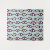 Psychedelic Eyes Weird Mystics Wandkleed (Voorkant (horizontaal))