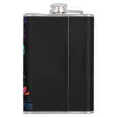 Psychedelic Fantasy Hippy Uil Heupfles (Achterkant)