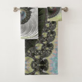 Psychedelic Fantasy Spiral Bad Handdoek (Insitu)